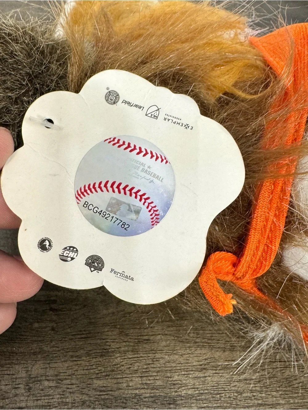 Mascot Factory Houston Astros MLB Collie Dog Plush Toy Animal Brown White